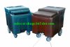 premium plastic 112 liter brown ice caddy for hote